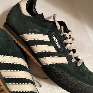 Vintage Green Adidas Samba mens size 7.5 Runs small